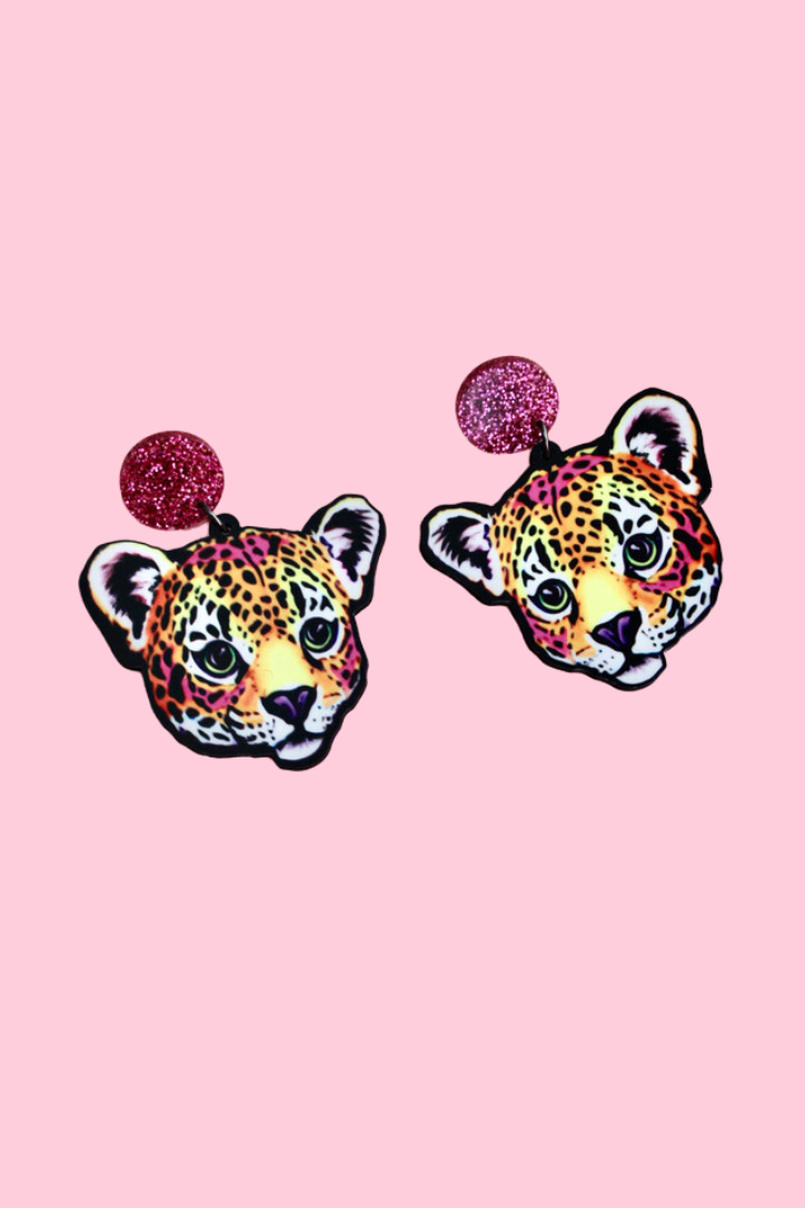 Lisa Frank Fan Girl Dangles *HYPOALLERGENIC*