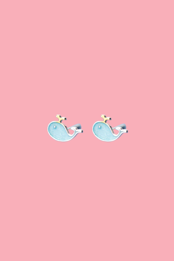 Oh Whale Studs