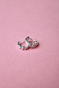 Thumbnail for Silver Baby Huggie Hoops