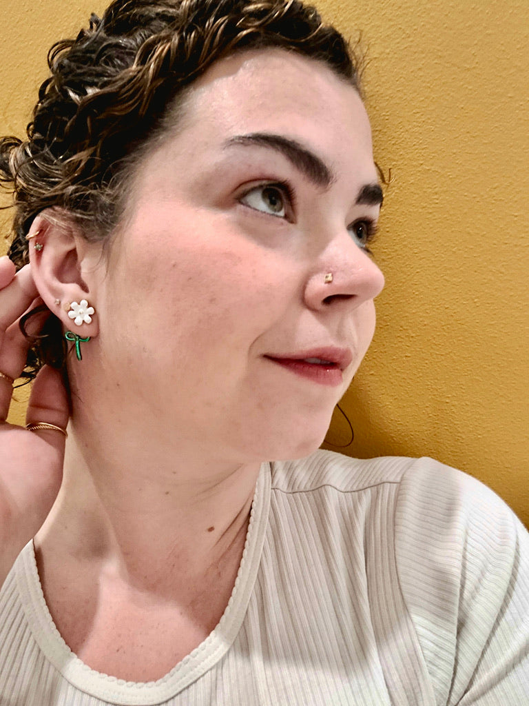 Cutie Daisy Statement Studs