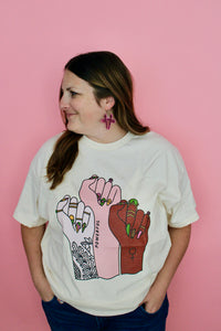 Thumbnail for We Rise Together Tee: Bella + Canvas