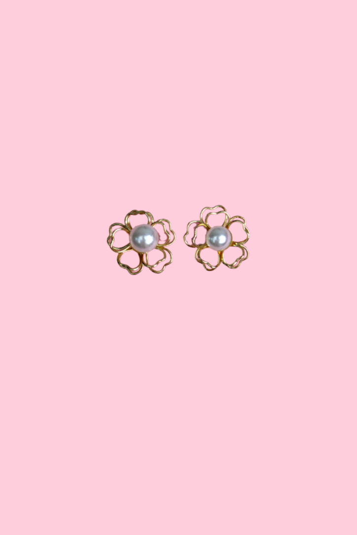 Golden Hour Flower Studs