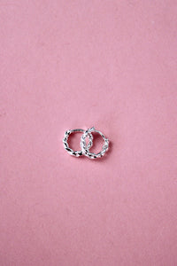 Thumbnail for Silver Baby Huggie Hoops