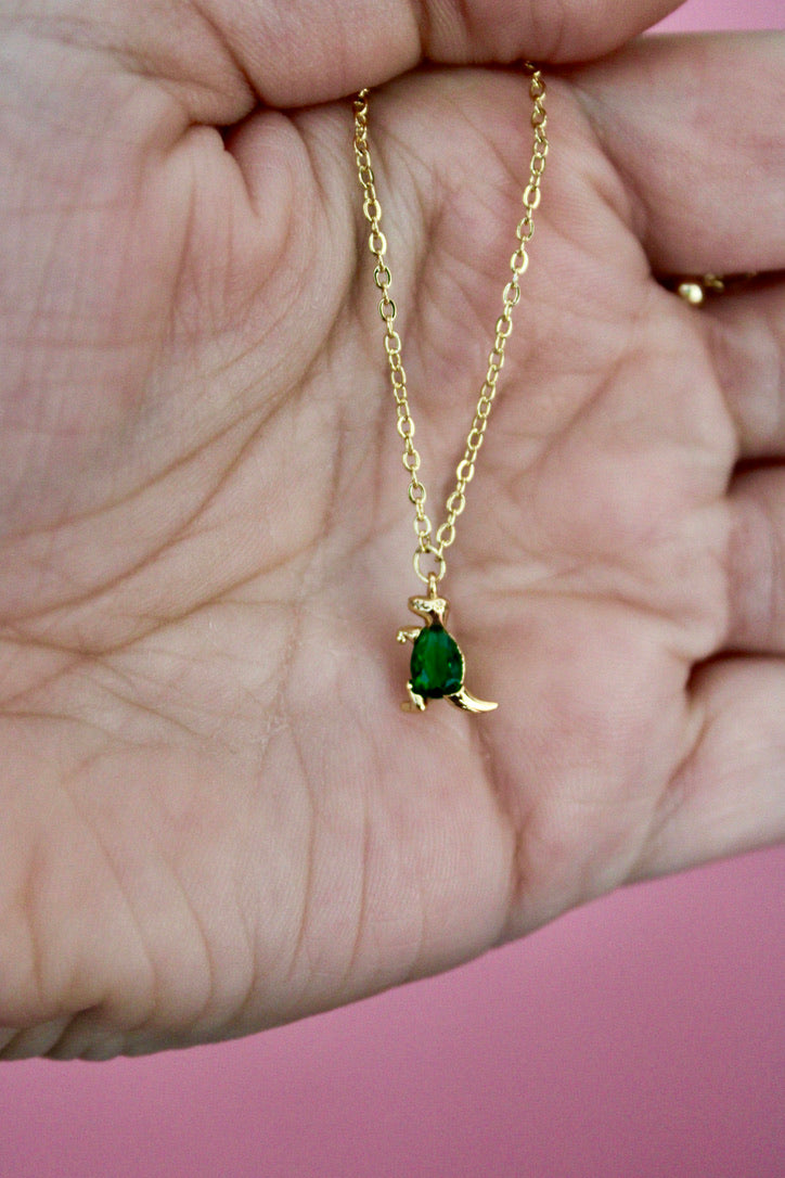 Dainty Dino Necklace