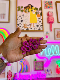 Thumbnail for All Sparkle, No Bite Snake Dangles