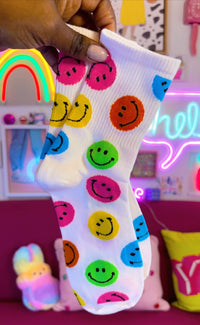 Thumbnail for Happy Feet Smiley Socks