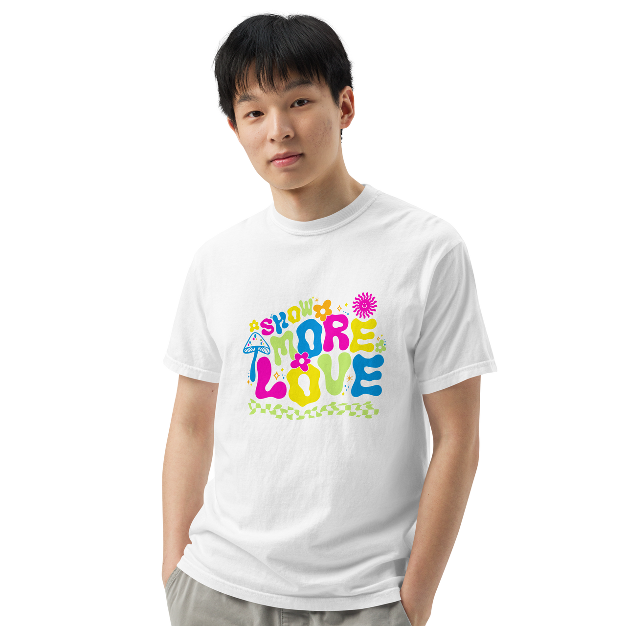 Show More Love Color Tee - Comfort Colors