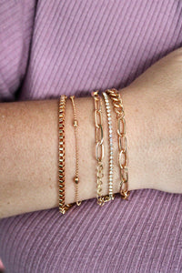 Thumbnail for Golden Girl Bracelet Set