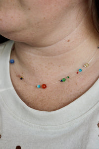 Thumbnail for Choose Glitter, Not Litter Necklace