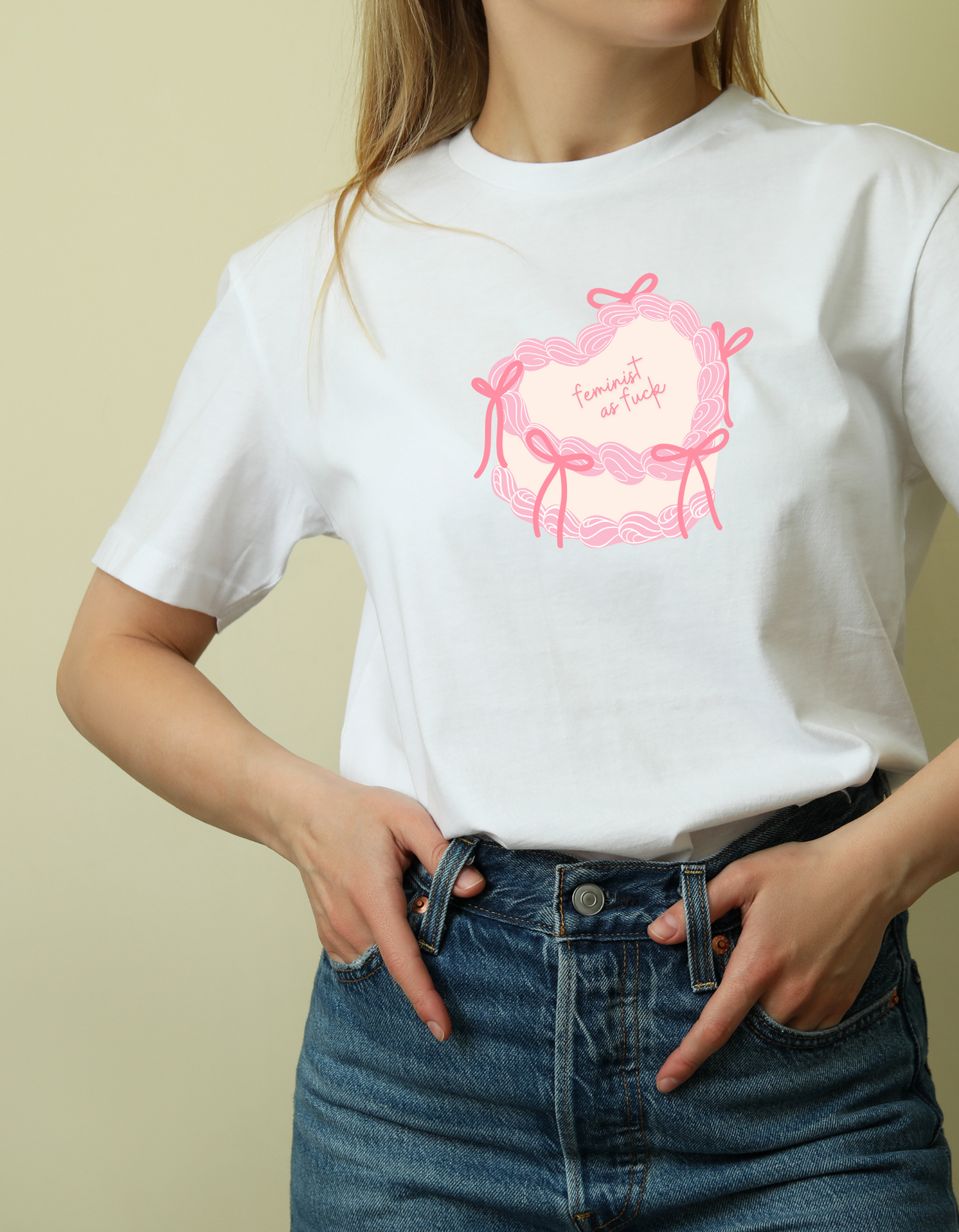 Vintage Cake Feminist as F*ck T-shirt