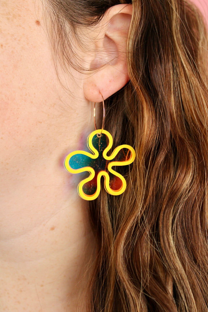 Pineapple Under The Sea Mismatched Dangles