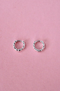 Thumbnail for Silver Baby Huggie Hoops
