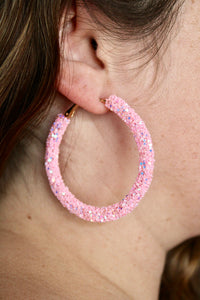 Thumbnail for Dream Big, Sparkle Bright Hoops