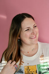 Thumbnail for Choose Glitter, Not Litter Necklace