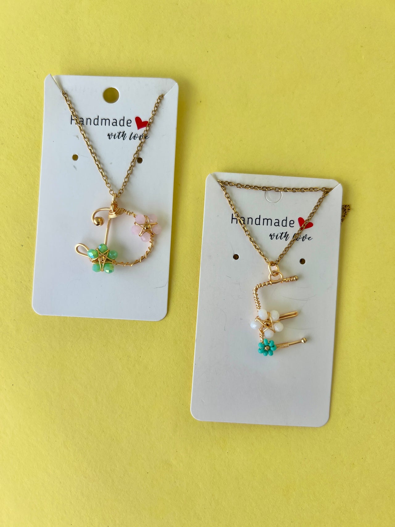 The Camelia Letter Necklaces