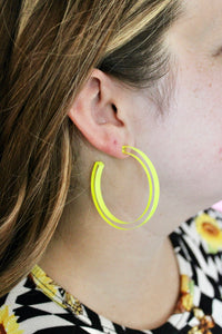 Thumbnail for Getting It Neon Hoops *discounted*