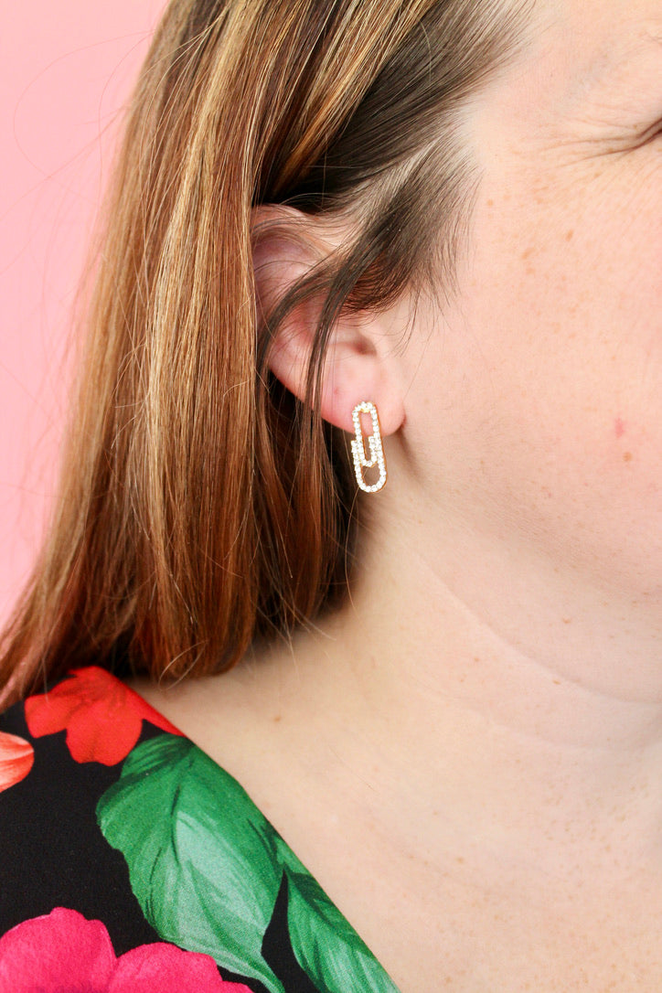 Keeping It Together Paperclip Studs