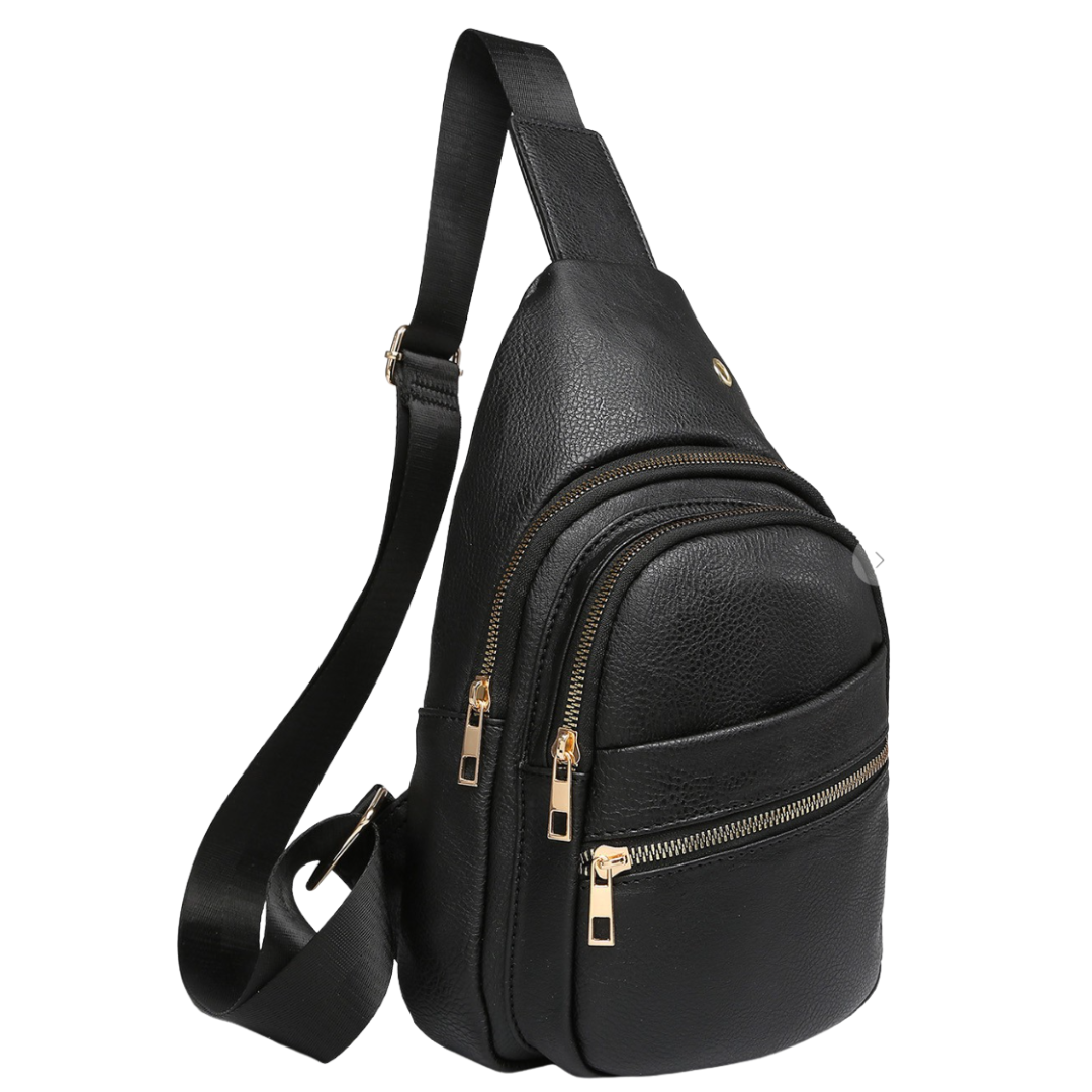 Vegan Leather Quilted Shoulder Handbag, Groovy's