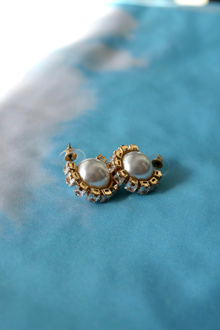 Pearls Are a Girl's Best Friend Studs