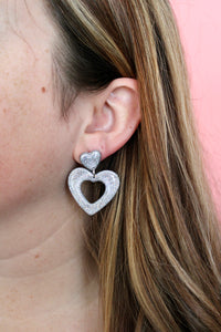 Thumbnail for Holo Hearts Dangles *HYPOALLERGENIC*