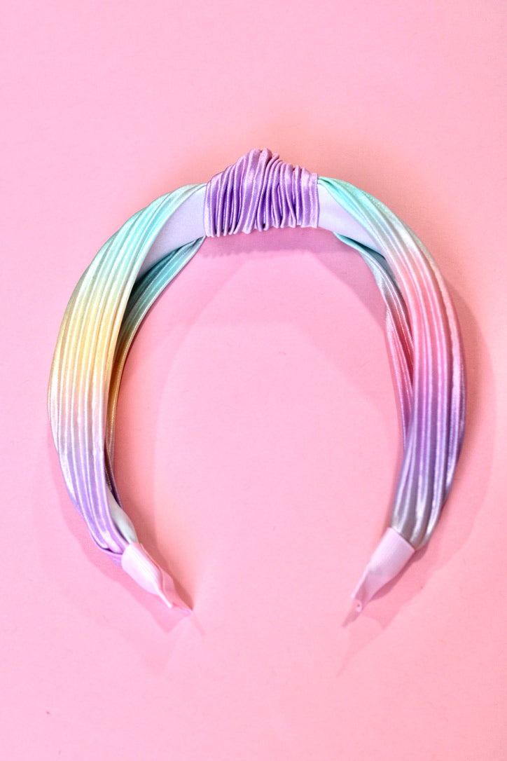 Perfectly Pastel Rainbow Headband