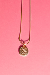 Thumbnail for Zodiac Coin Necklace *GOLD FILLED*