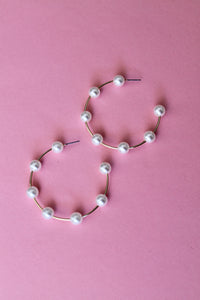 Thumbnail for Dreamy Pearl Hoops