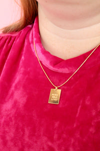Thumbnail for More Self Love Necklace *GOLD FILLED*