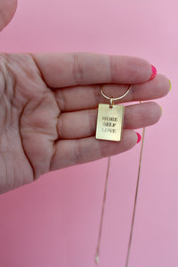 Thumbnail for More Self Love Necklace *GOLD FILLED*