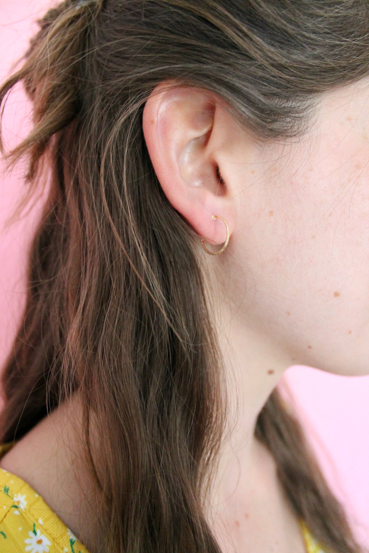 Damn, That's Dainty Hoops *GOLD DIPPED*