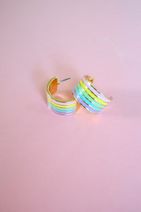 Thumbnail for Over The Pastel Rainbow Hoops