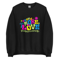Thumbnail for Show More Love Color Crewneck Sweatshirt
