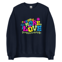 Thumbnail for Show More Love Color Crewneck Sweatshirt
