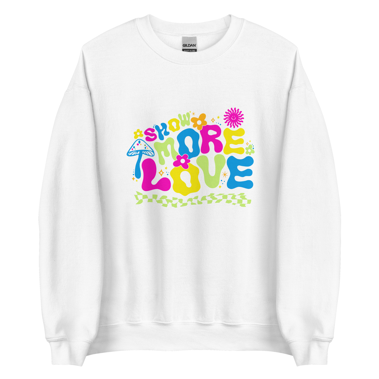 Show More Love Color Crewneck Sweatshirt