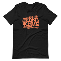 Thumbnail for Show More Love Tee in Orange - Bella Canvas